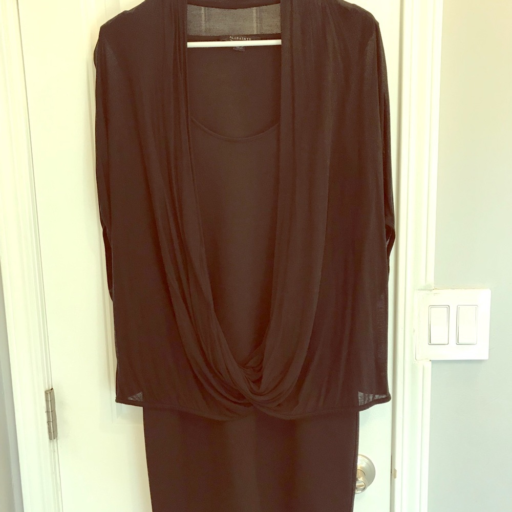 All saints black dress never worn